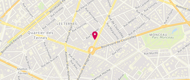 Plan de Valege Distribution, 71 Avenue Wagram, 75017 Paris