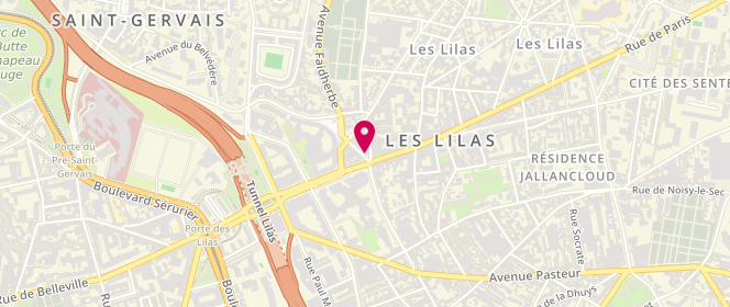 Plan de Obll, 2 Rue Pré Saint Gervais, 93260 Les Lilas