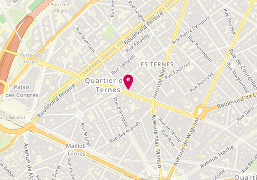 Plan de Des Petits Hauts, 52 avenue des Ternes, 75017 Paris