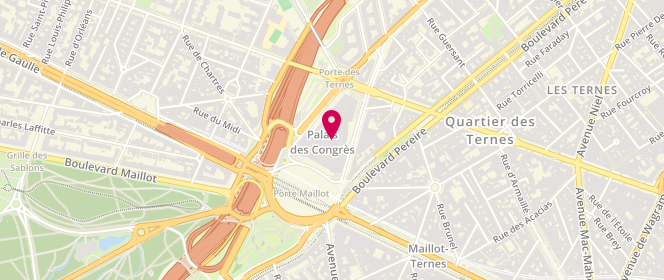 Plan de HIGH, Palais de Congrès, High Boutique
2 Place de la Prte Maillot, 75017 Paris