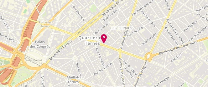 Plan de ZAPA Paris Ternes, 56 avenue des Ternes, 75017 Paris