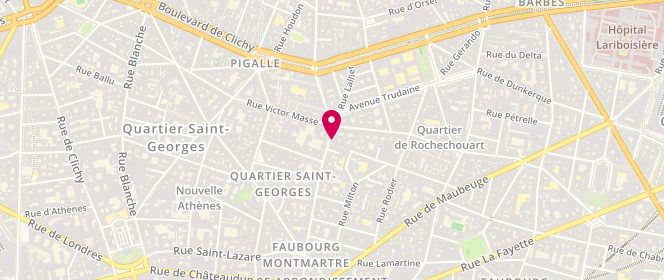 Plan de Le 54, 54 rue des Martyrs, 75009 Paris