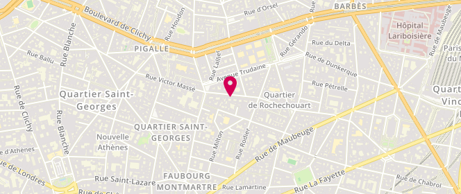 Plan de Deveze Guillerm, 59 Rue Condorcet, 75009 Paris