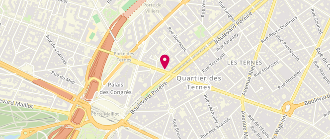 Plan de AKAMMAK - Vêtements Thermiques Thermorégulateurs, 88 avenue des Ternes, 75017 Paris