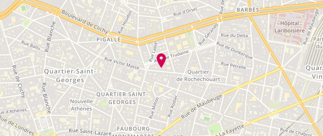 Plan de A.P.C Condorcet, 64 Rue Condorcet, 75009 Paris
