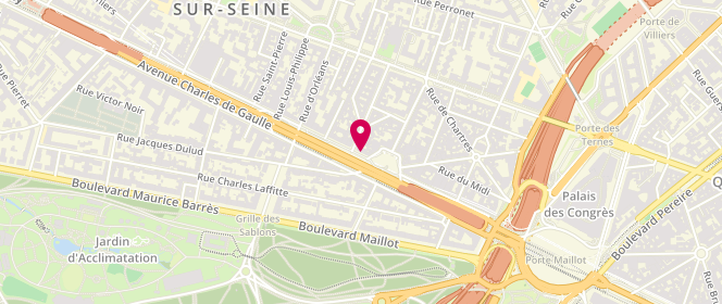 Plan de Des Petits Hauts, 46 Bis Avenue Charles de Gaulle, 92200 Neuilly-sur-Seine