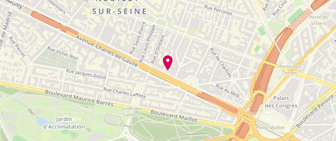Plan de Gérard Darel, 52 avenue Charles de Gaulle, 92200 Neuilly-sur-Seine