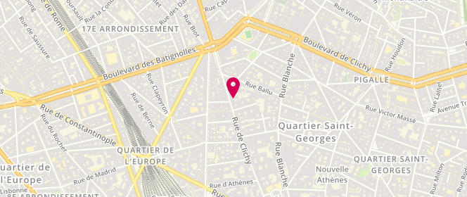 Plan de Café Coton, 58 Rue de Clichy, 75009 Paris