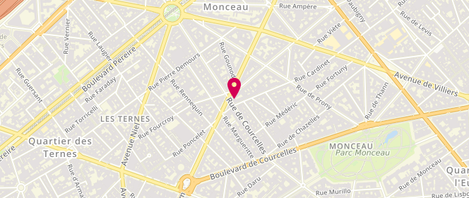 Plan de Alain Figaret, 134 Rue de Courcelles, 75017 Paris