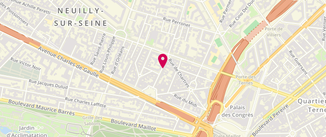 Plan de Devernois, 20 Rue Madeleine Michelis, 92200 Neuilly-sur-Seine