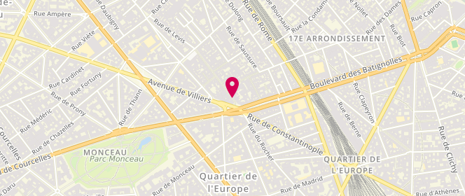 Plan de Alter Mundi, 8 rue de Lévis, 75017 Paris