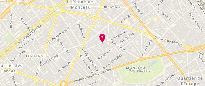 Plan de Alison White, 26 Rue Cardinet, 75017 Paris