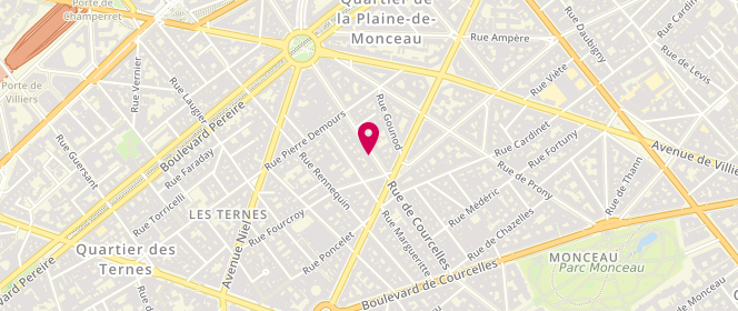 Plan de Fashion Avenue, 109 Rue de Courcelles, 75017 Paris