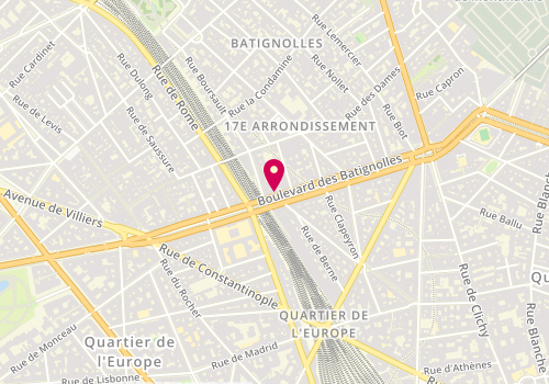 Plan de Lucca, 58 Boulevard Batignolles, 75017 Paris