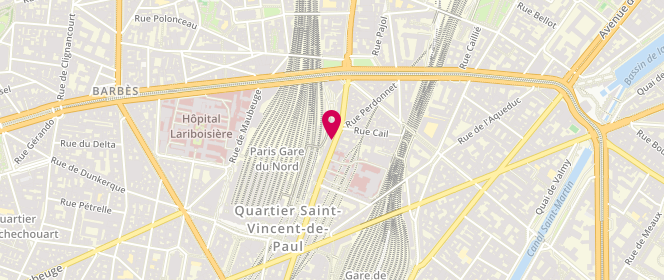 Plan de Indian Silk Palace, 197 Rue du Faubourg Saint-Denis, 75010 Paris