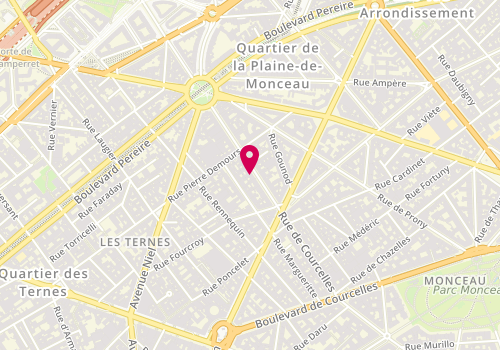 Plan de Sweet Pants, 113 Rue de Courcelles, 75017 Paris