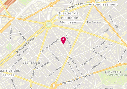 Plan de Kutjen, 146 Rue de Courcelles, 75017 Paris