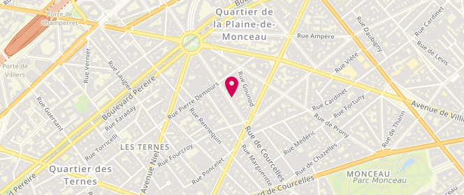 Plan de Bleu Foret, 146 Rue de Courcelles, 75017 Paris