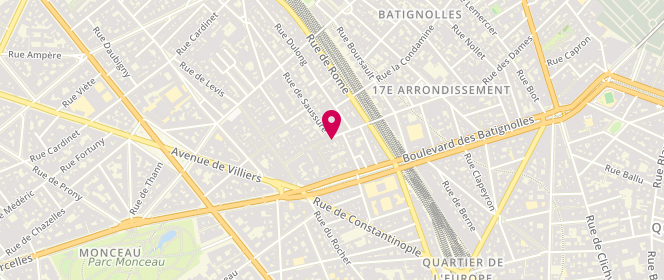 Plan de LU et MI, 107 Rue des Dames, 75017 Paris