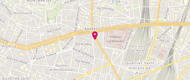 Plan de Fashion Shop, 151 Boulevard de Magenta, 75010 Paris