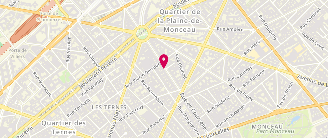 Plan de Petit Bateau, 117 Rue de Courcelles, 75017 Paris
