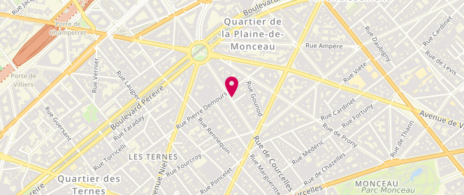 Plan de Ba & Sh, 158 Rue de Courcelles, 75017 Paris