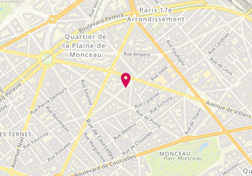 Plan de Eric Bompard, 81 Rue Jouffroy d'Abbans, 75017 Paris