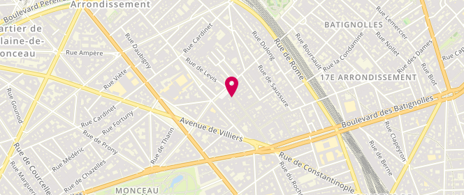 Plan de Sud express, 55 rue de Lévis, 75017 Paris
