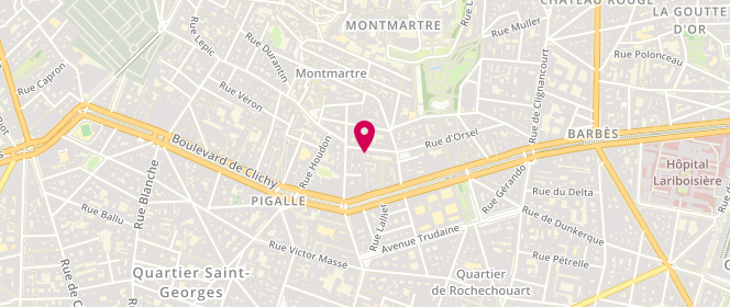 Plan de A l'Idéale, 53 Rue d'Orsel, 75018 Paris