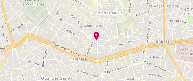 Plan de Ekyog, 89 rue des Martyrs, 75018 Paris