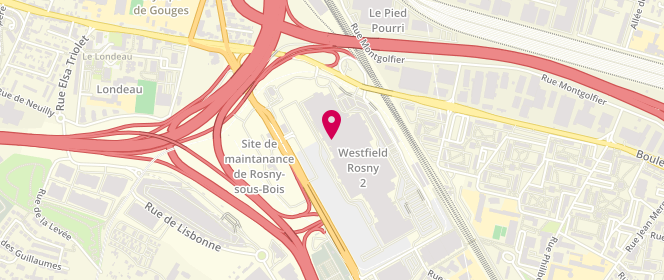 Plan de Armand Thiery Femme, Centre Commercial Rosny 2
avenue du Général de Gaulle, 93117 Rosny-sous-Bois