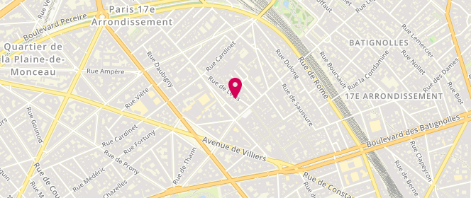 Plan de Petit Bateau, 67 rue de Lévis, 75017 Paris