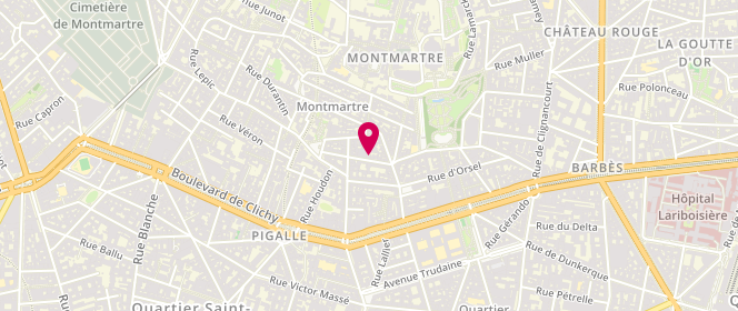 Plan de Petit Pan, 10 Bis Rue Yvonne le Tac, 75018 Paris
