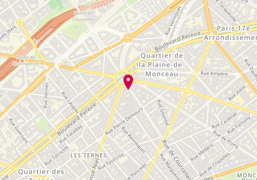 Plan de Le Tanneur, 165 Rue de Courcelles, 75017 Paris