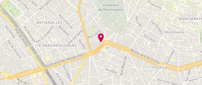 Plan de Saint Hilaire, 130 Boulevard de Clichy, 75018 Paris