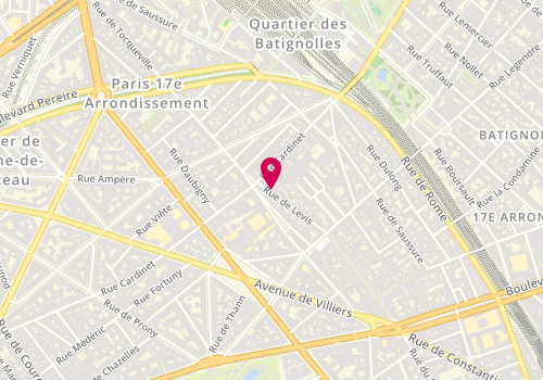Plan de RIBAC David, 94 Rue Lévis, 75017 Paris