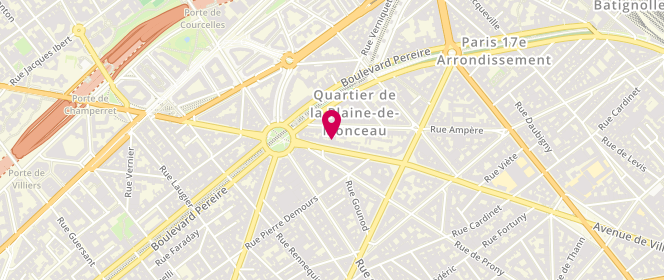 Plan de Cyrillus, 104 avenue de Villiers, 75017 Paris