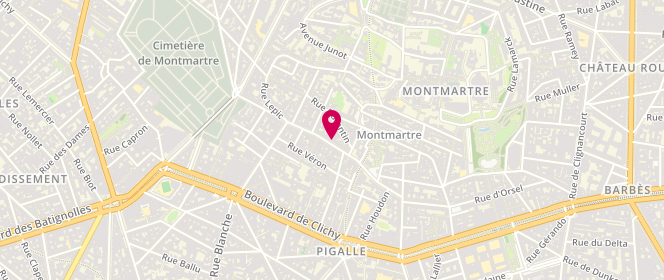 Plan de Claudie Pierlot, 38 Rue des Abbesses, 75018 Paris