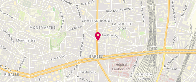 Plan de Galerie des Sables d'Or, 24 Boulevard Barbès, 75018 Paris