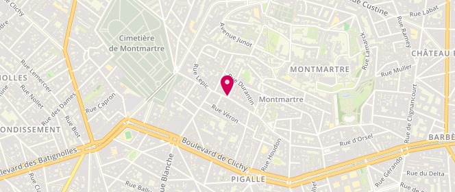 Plan de Petit Bateau, 50 Rue des Abbesses, 75018 Paris