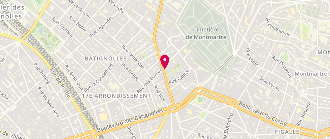 Plan de Ferry Jeans Magasin de Vêtements, 36 avenue de Clichy, 75018 Paris