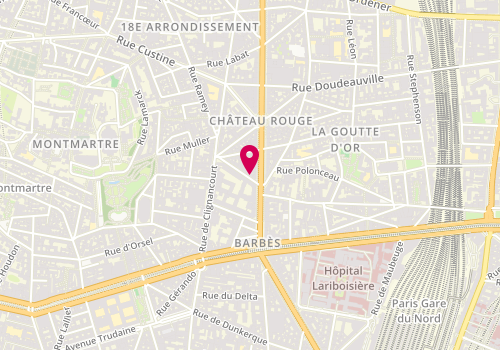 Plan de Style Factory, 4 Rue Christiani, 75018 Paris