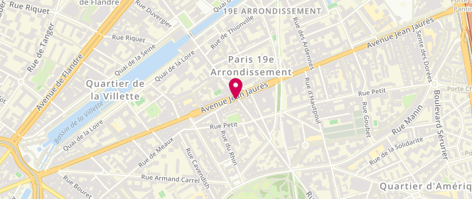 Plan de Rg Habillement, 119 Rue de Crimée, 75019 Paris