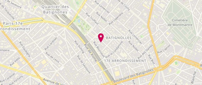 Plan de Kenzie, 55 Rue des Batignolles, 75017 Paris