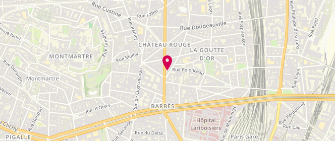 Plan de Malika, 26 Boulevard Barbès, 75018 Paris