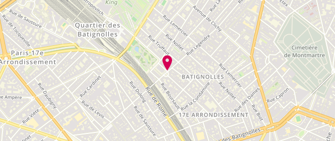 Plan de Balibaris - Paris Batignolles, 65 Rue Legendre, 75017 Paris