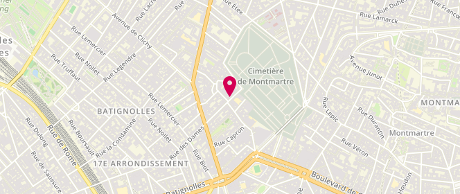 Plan de Tocade, 19 Rue Ganneron, 75018 Paris