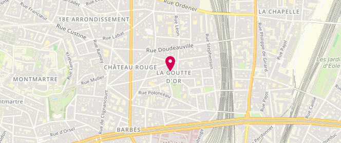 Plan de Maison Château Rouge, 40 Bis Rue Myrha, 75018 Paris