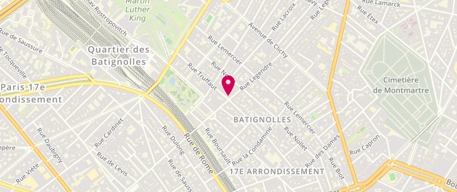 Plan de Soeur, 75 Rue Legendre, 75017 Paris