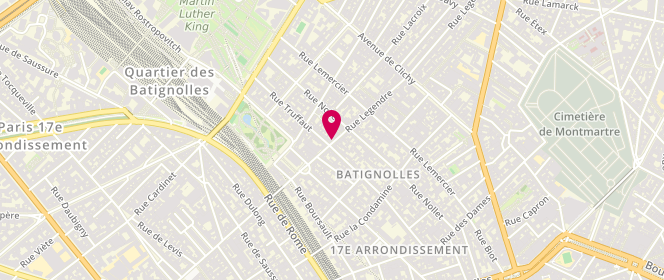 Plan de Ysé, 75 Rue Legendre, 75017 Paris
